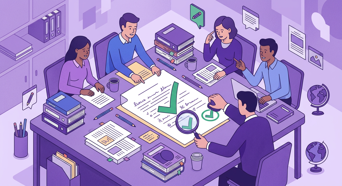 継続的なレビューと更新について